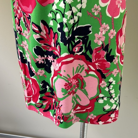 LILLY PULITZER Whinnie Dress Emerald Green a Thing Called Love Sz XS NEW - Picture 6 of 13
